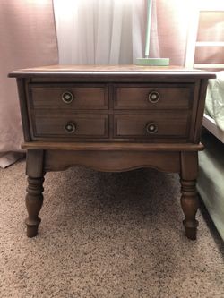 Mid Century Nightstand/Sidetable
