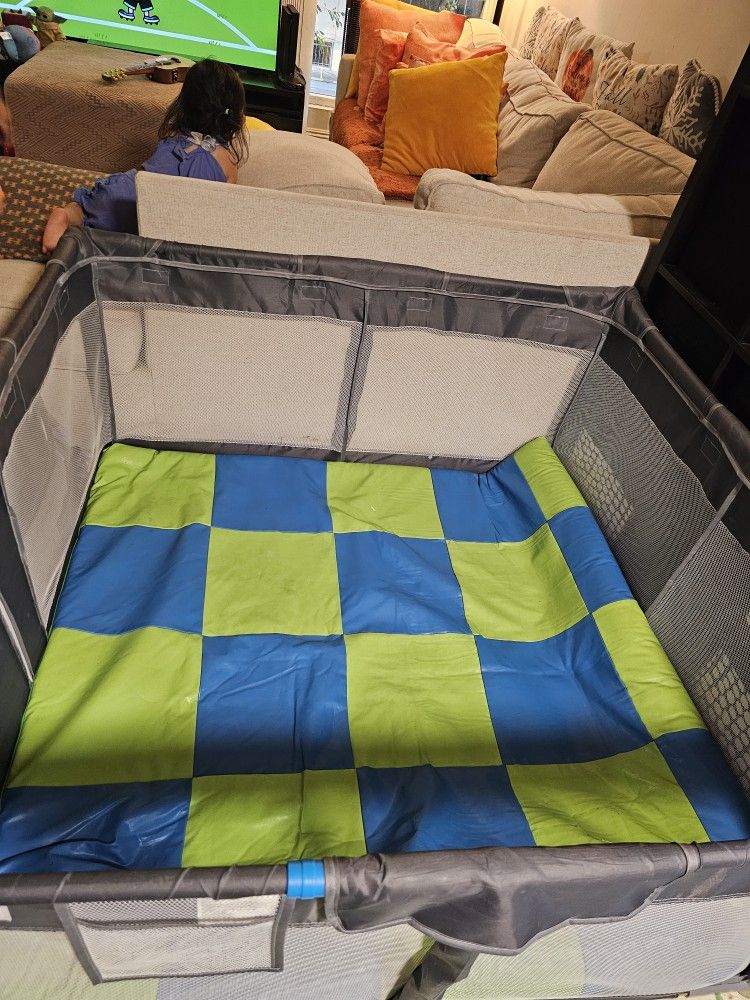 Baby Playpen And Baby Mat