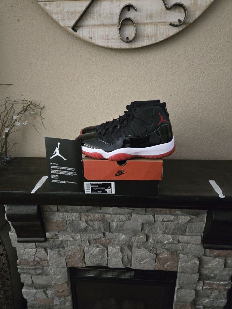 Air Jordan 11 Retro Bred (2019) 100% Authentic Size 11.5