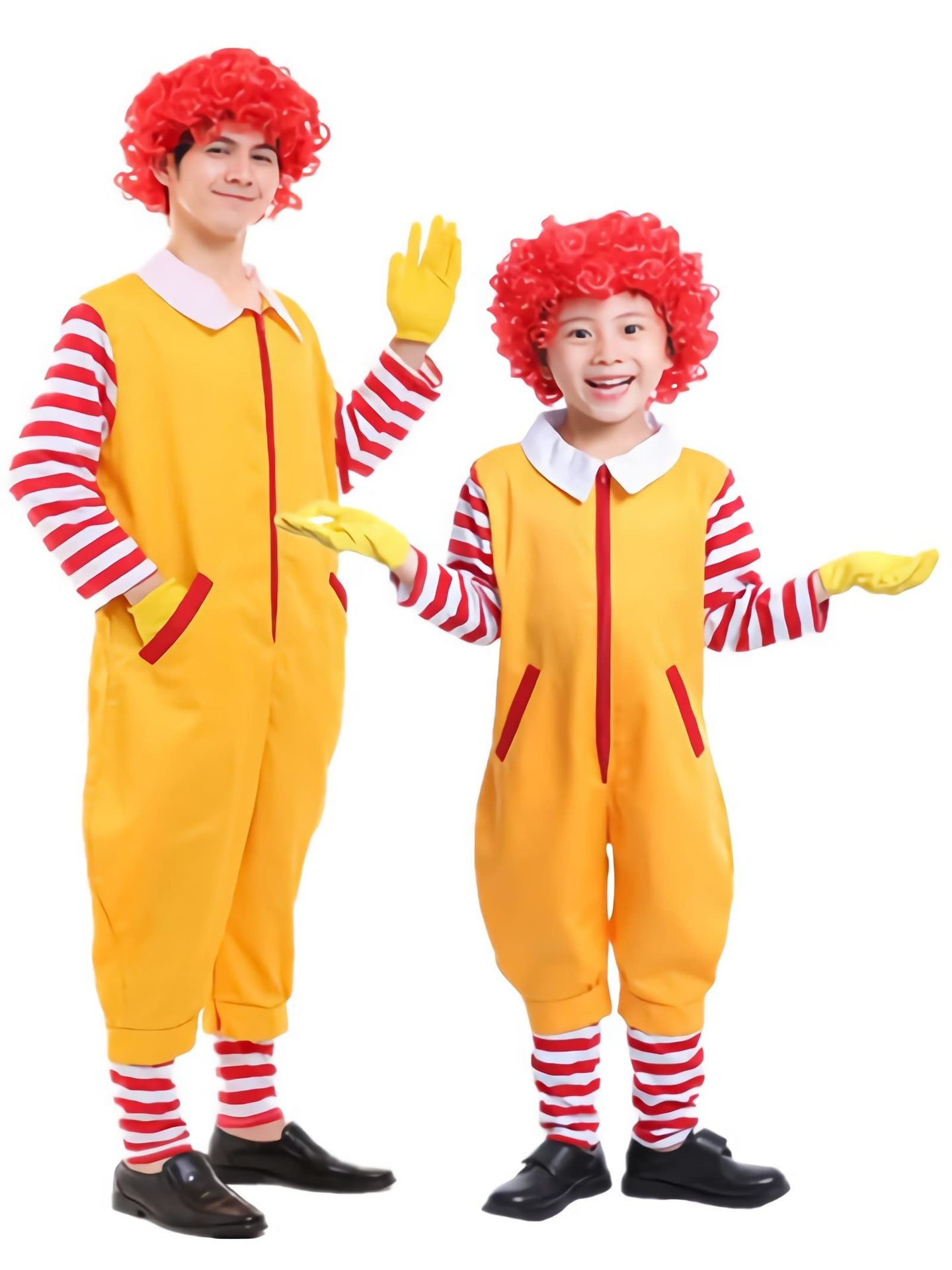 Ronald Mcdonald Clown Costume Youth, Halloween Cosplay