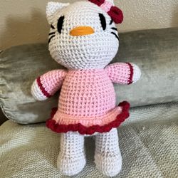 Hand Crochet Hello Kitty