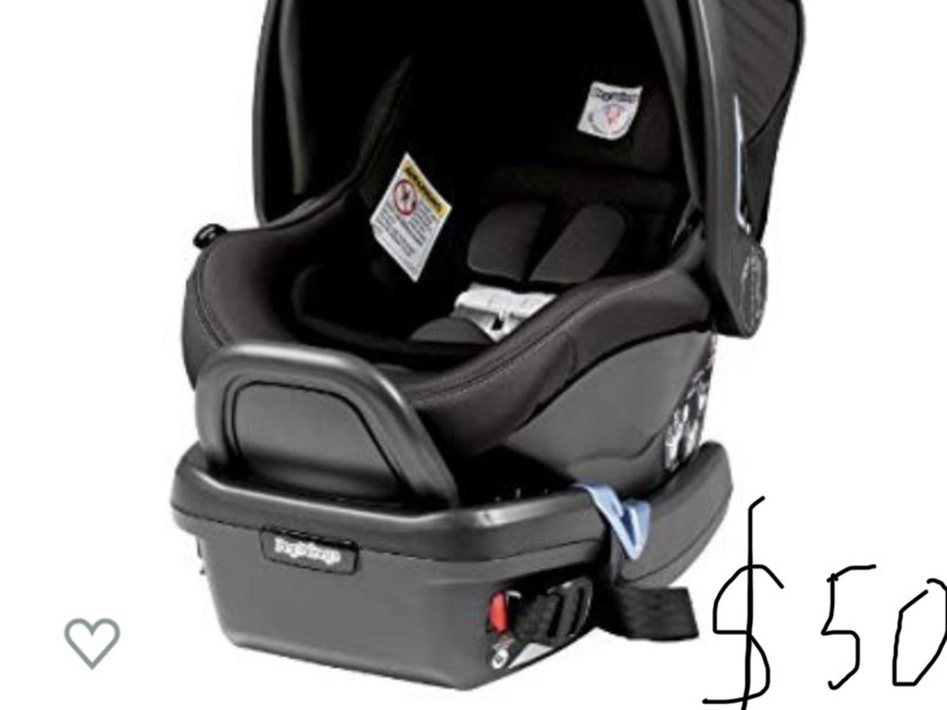 peg perego 4/35 infant car seat with base