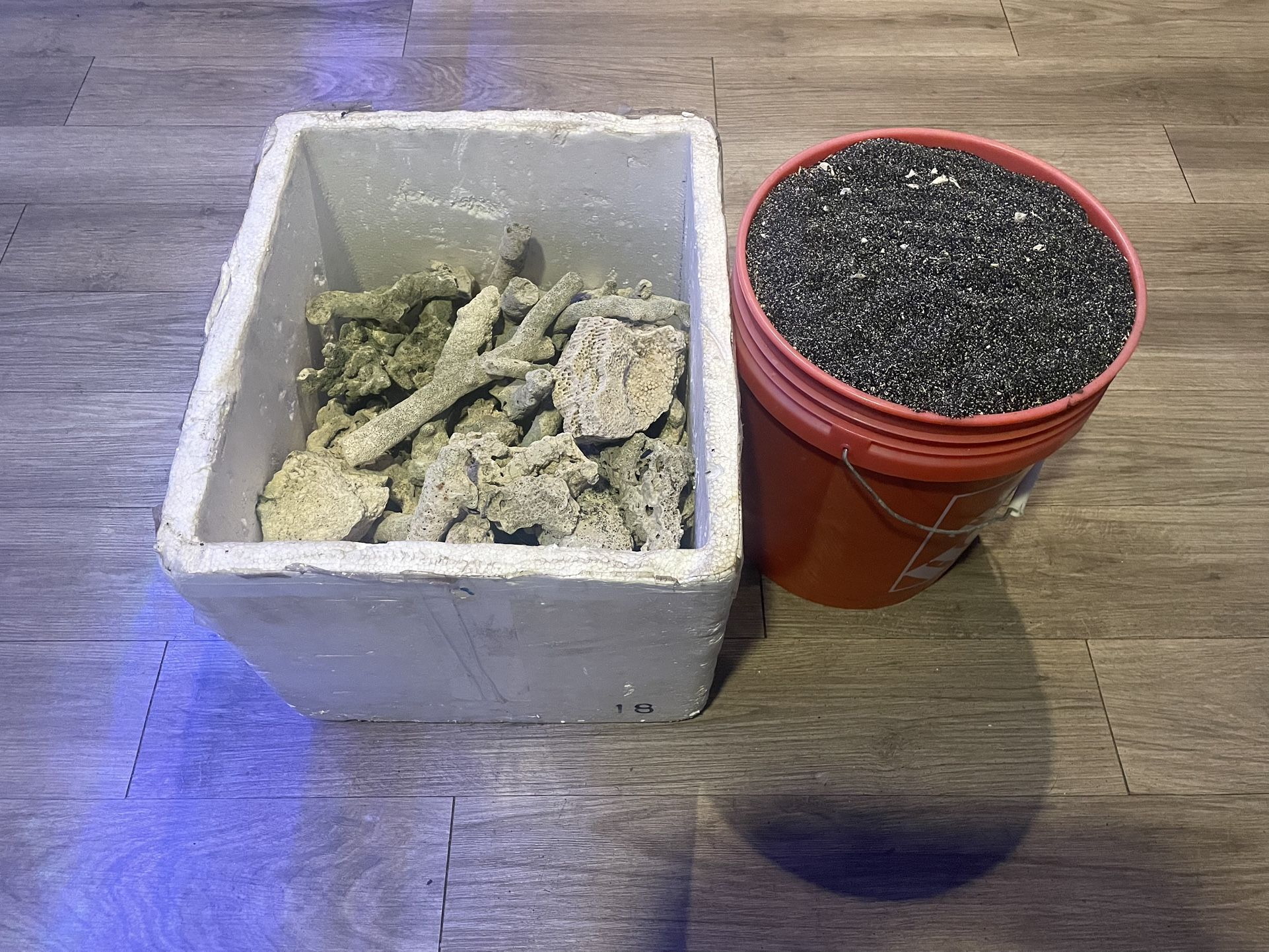Live Rock And 5 Gallon Of Sand