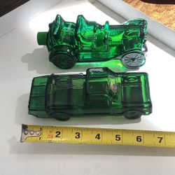 Two Glass Avon Cars