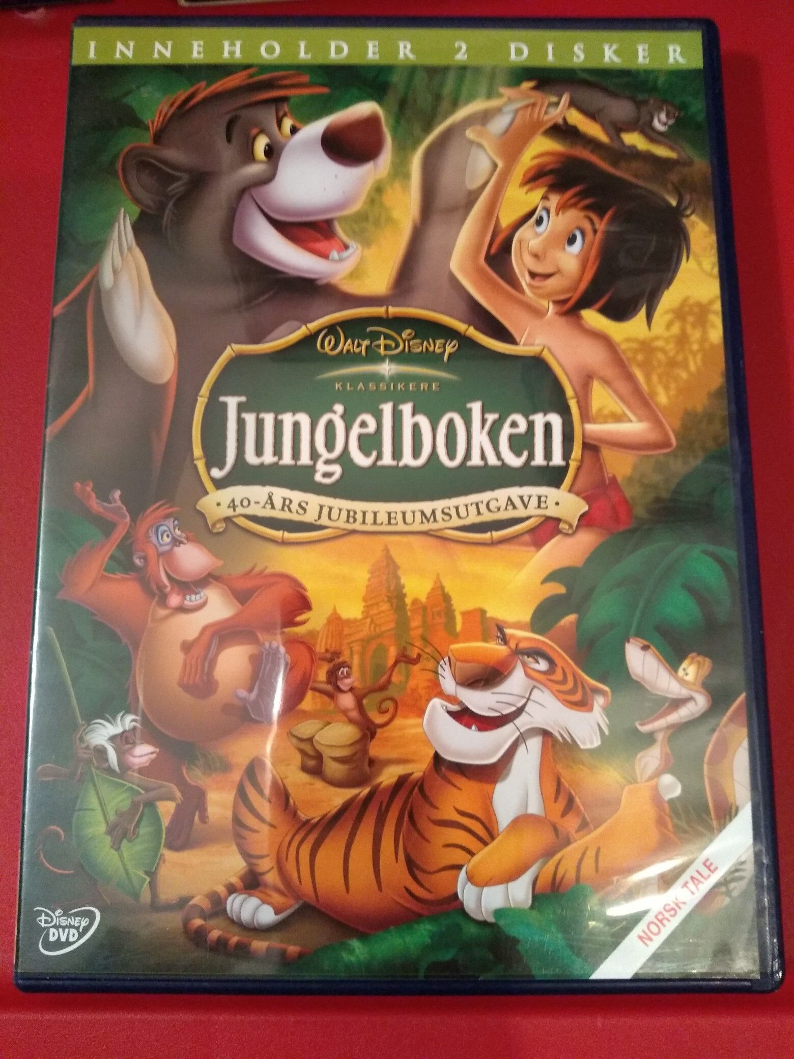 Disney's Jungleboken 40th anniversary (DVD) in Spanish!