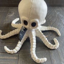 NEW- Plastic Halloween Skeleton Octopus