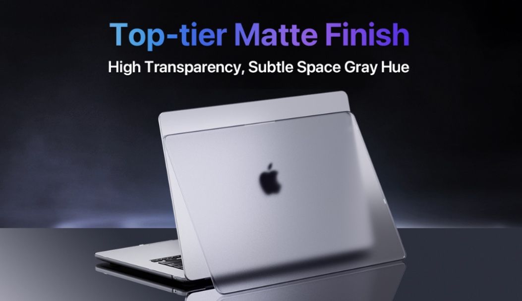 Soonjet Invisible Armor for MacBook Air 15 inch Case M4 M3 M2 2025 2024 2023 [Same as Bare Device] [Scientific Slim] Hard Shell Laptop Cover A3241 A31