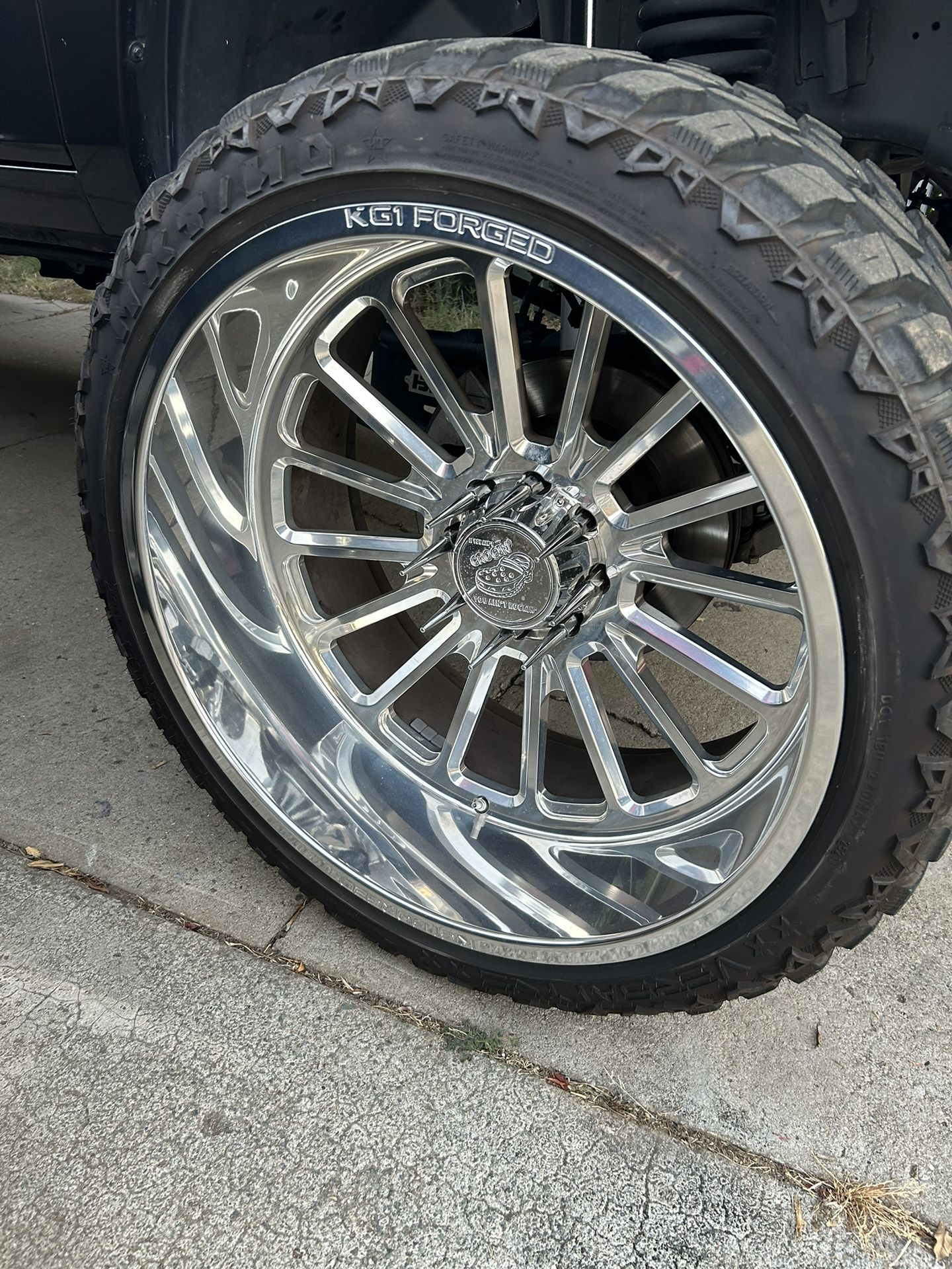 26x14 KG1 Forged Wheels 8x6.5 Lug Pattern