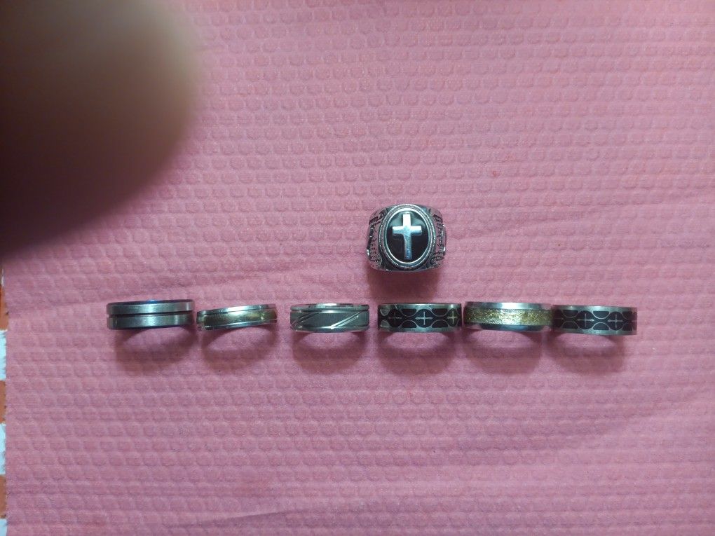 Men's Rings- wedding bands and other
