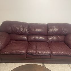 Leather Sofa 