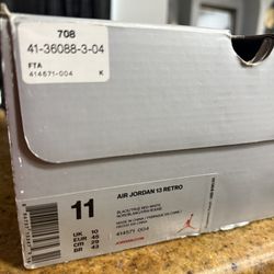 Jordan Retro 13’s Breds Size 11