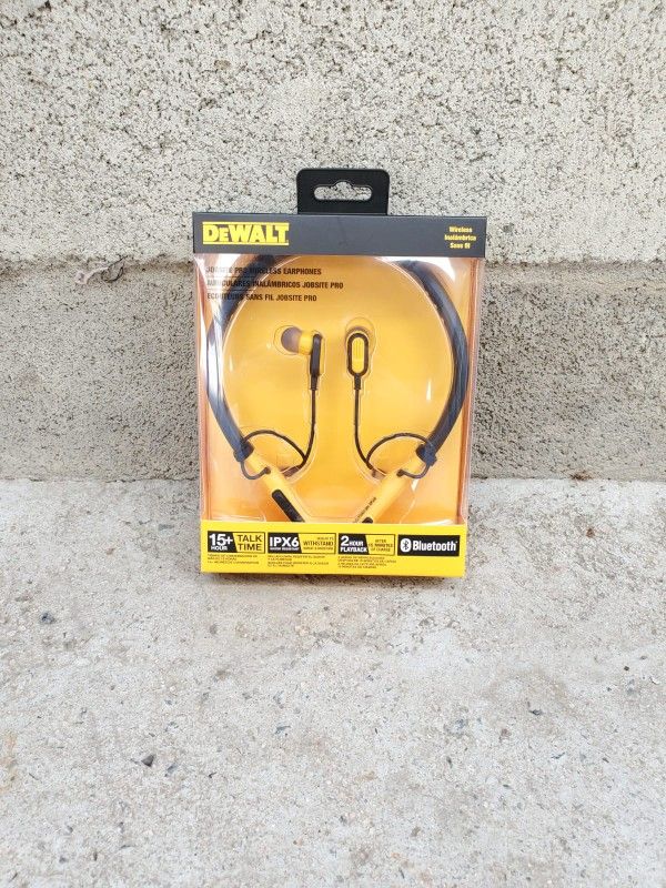 Dewalt Jobsite Pro Wireless Earphones