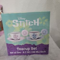 Disney Stitch Teacup Set 