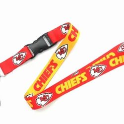 New KC Chiefs Key Lanyards 