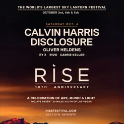 RISE FESTIVAL CALVIN HARRIS (PLATINUM) 