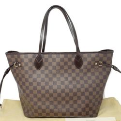 Louis Vuitton Neverfull MM — Damier Ebene (no pouch) — Good Condition