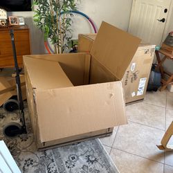Two humongous big moving boxes- Free