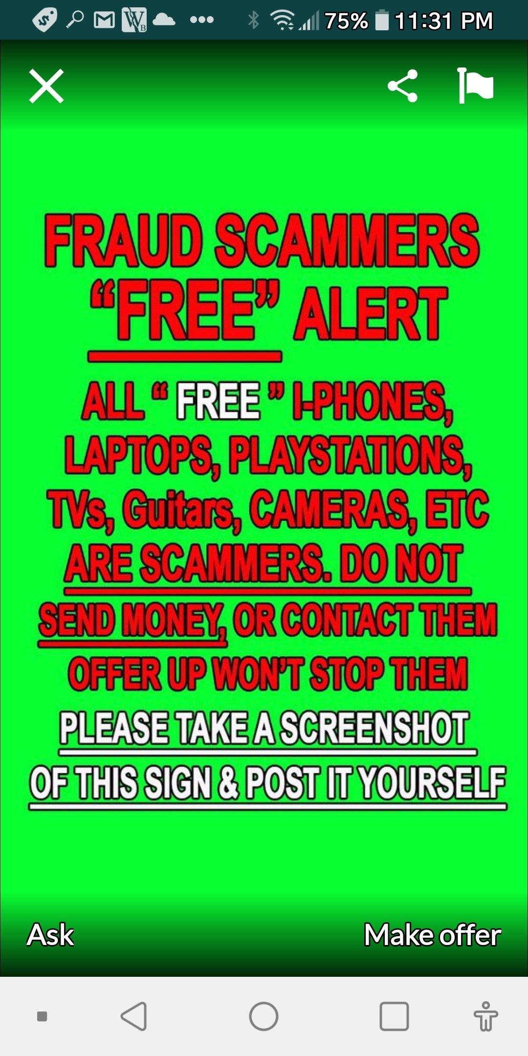 SCAMS
