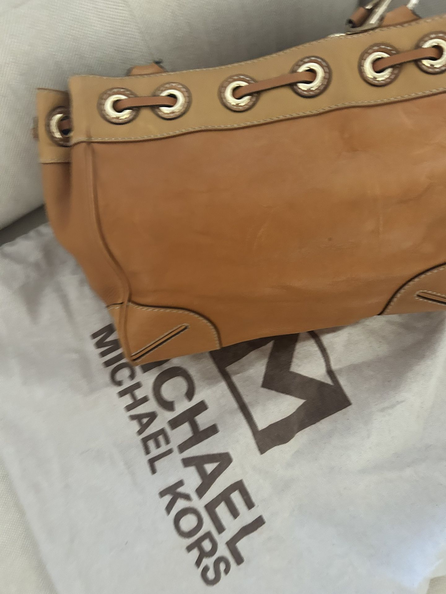 Leather Michael Kors Tan Bag