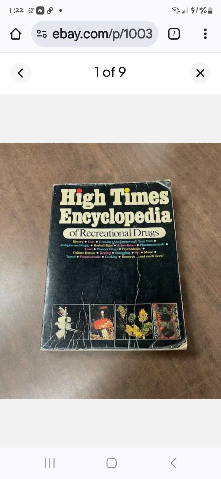 High Times Encyclopedia of Recreational Drugs AbeBooks