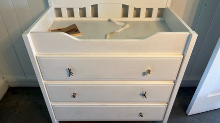Changing table and dresser