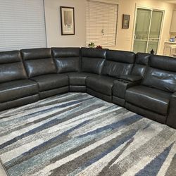 Leather Sectional