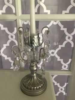 Vintage silver candlelight
