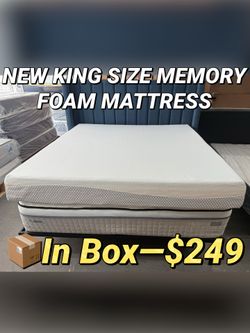 NEW KING SIZE MEMORY FOAM MATTRESS
