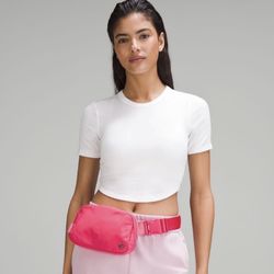 Lululemon belt bag in a rare pink color