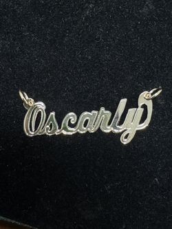 14k Name Pendant