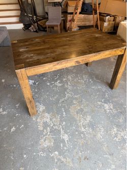 Used Wooden Dining Table (58x35x30)