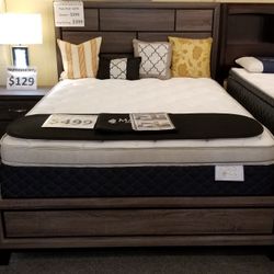 Brand New Gray Or White Full Size Bedframe