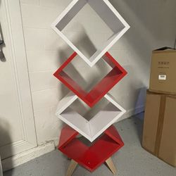 Geometric Bookcase Like New 