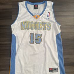 Vintage Nike Denver Nuggets Carmelo Anthony #15 NBA Stitched Jersey Men’s Small  100% authentic. Signs of wears but clean condition.  This product is 