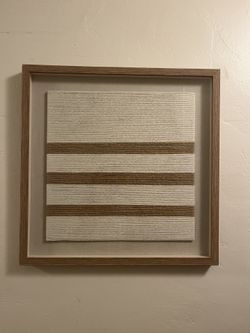 Woven Wall Art In Frame