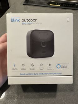 Like New Blink Outdoor (3rd Gen) - wireless, weather-resistant HD security camera, two-year battery life, motion detection