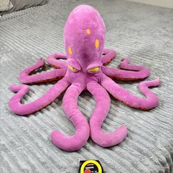 The Simpsons Purple Octopus Plush Jumbo Stuffed Animal Universal Studios Squid