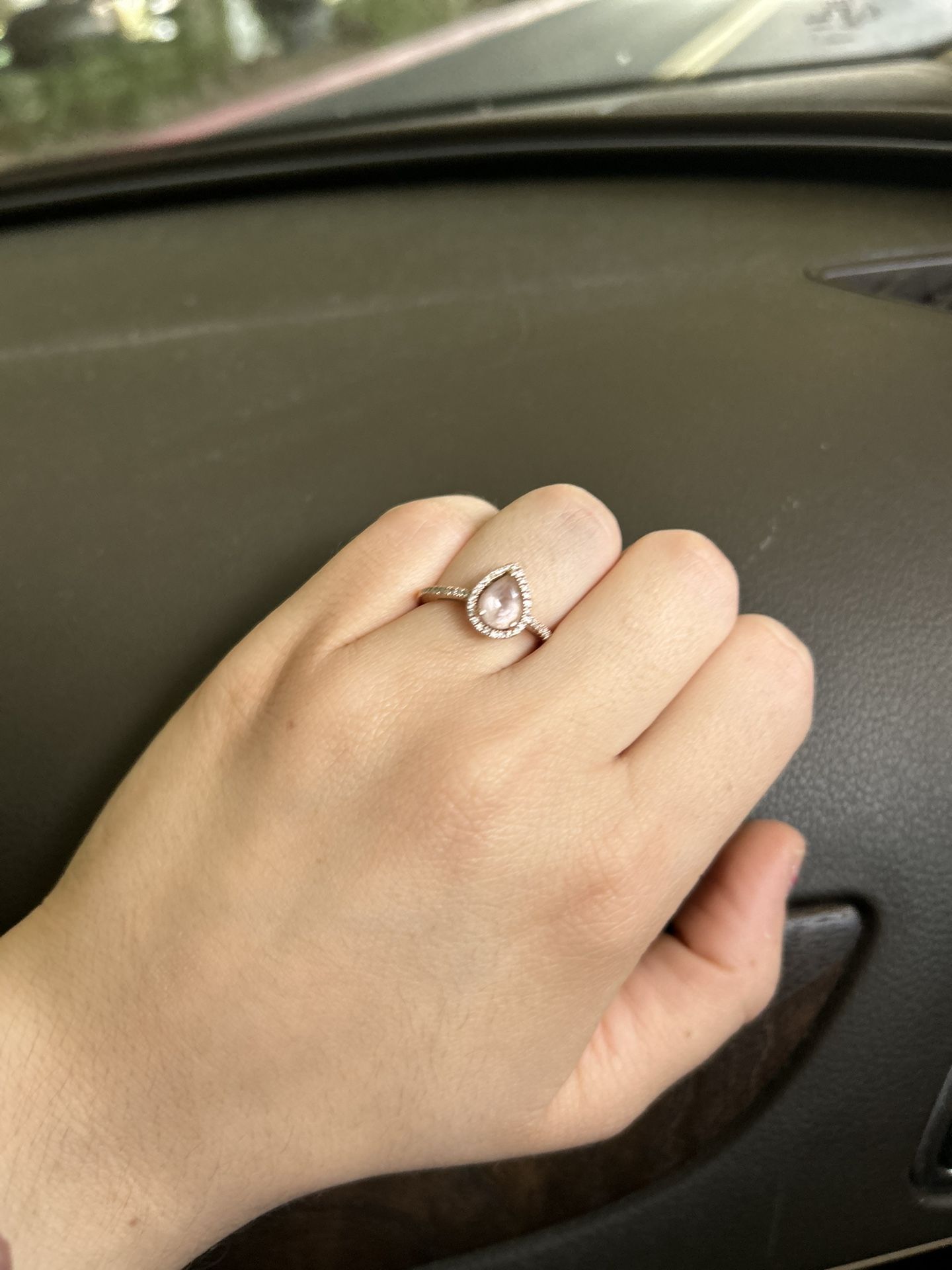 engagement ring 14k rose gold