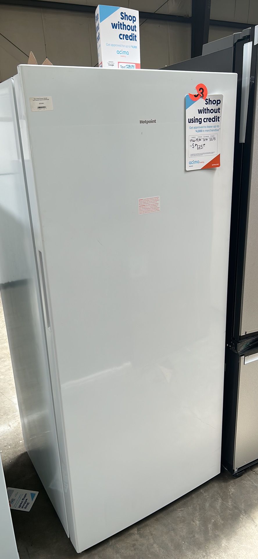 New Upright Freezer 13 Cubic Ft $699 1 Year Warranty Financing Available Only $54 Down No Credit Needed