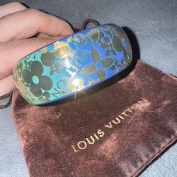 REAL LOUIS VUITTON INCLUSION BLUE BRACELET!