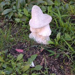 Mushroom 🍄 Concrete Outdoor Patio Decor 