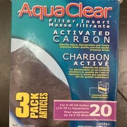 Aquarium AquaClear Activated Carbon Filter NEW
