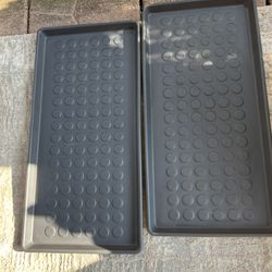 Ikea BAGGMUCK in/Out Home Door Washable Shoe Tray, dark Grey. Size in pictures