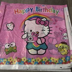 Hello kitty Table Cover For Party