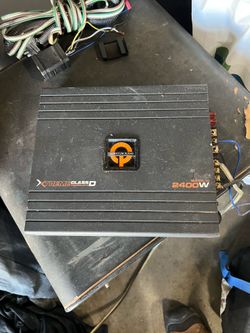 Quantum audio, 2400 W amp car audio