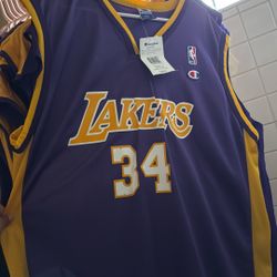 Brand New Shaq Lakers Jersey 