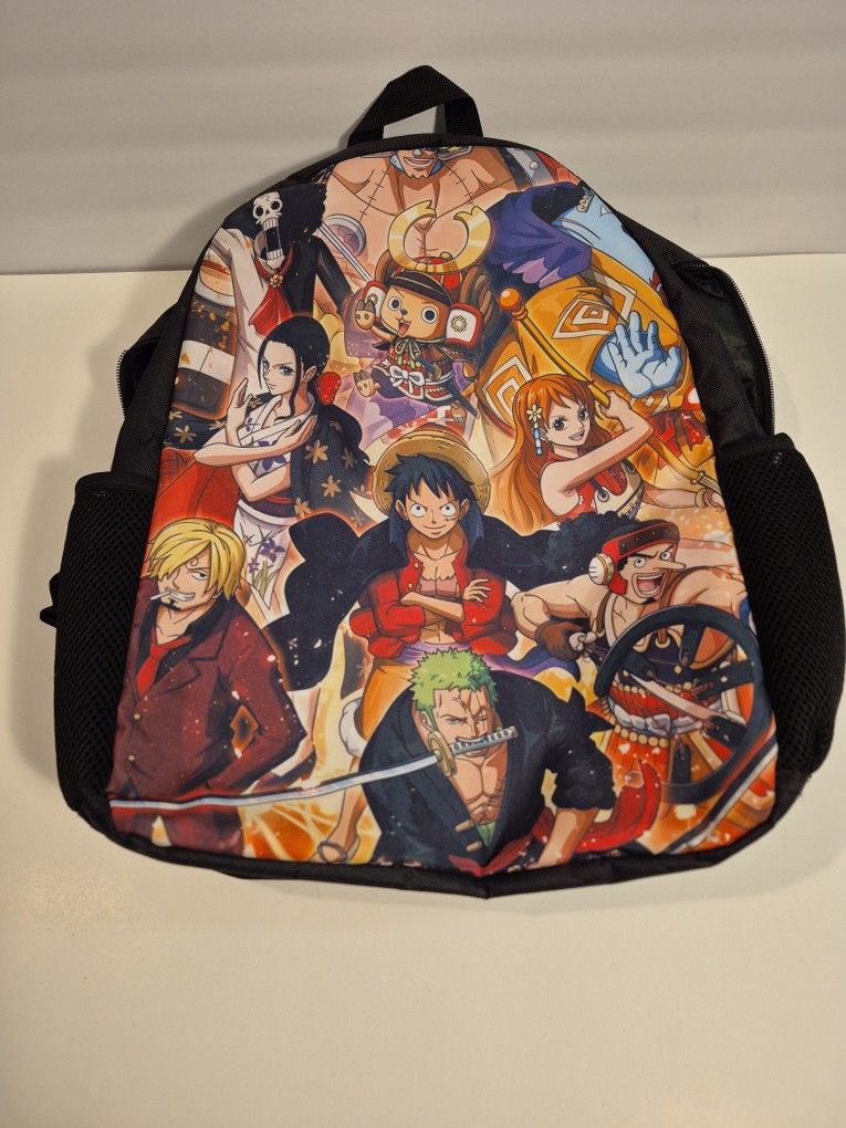 New! Awesome ANIME ONE PIECE Full Size Backpack