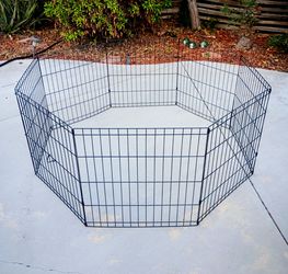 Dog Fence Eight Panels 24" W Each X 24" Tall