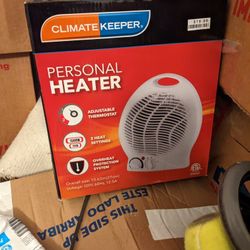 New Small Heater And Queen Air Mattress With Head Board 