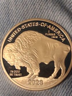 2023 $50 American Buffalo Tribute Coin 24k Gold Plated